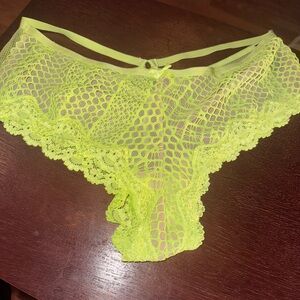 Victoria's Secret Neon Lace cheeky Panty